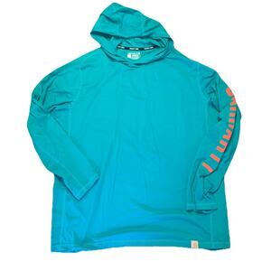 Carhartt Force Men's L Long Sleeve Relaxed Fit Midweight Logo Graphic Hooded Tee